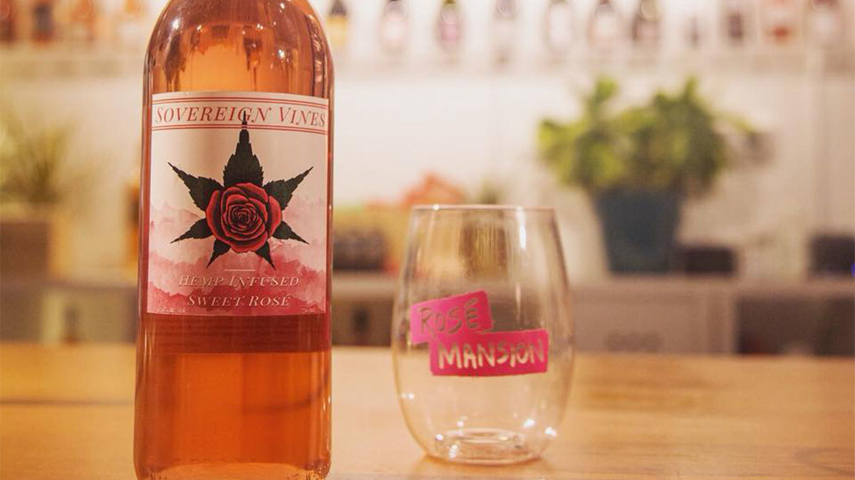 Sovereign Vines hemp wine